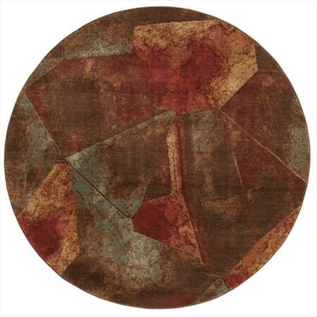 NOURISON Somerset Area Rug Collection Multi Color 5 Ft 6 In. X 5 Ft 6 In. Round 99446160355